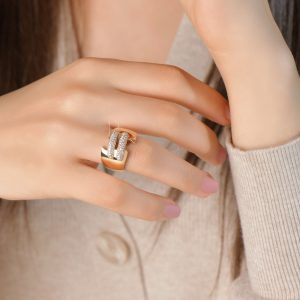 Bague chic en Or 18K