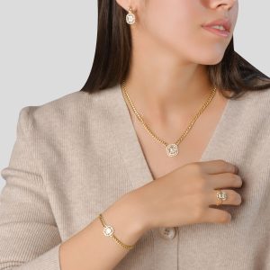 Ensemble moderne en or 18k